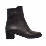 Ghete dama casual din piele naturala - Model imblanit Negru 156N